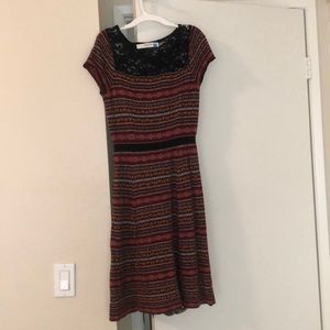 Sparrow Short Sleeved Knit  Dress (Small)